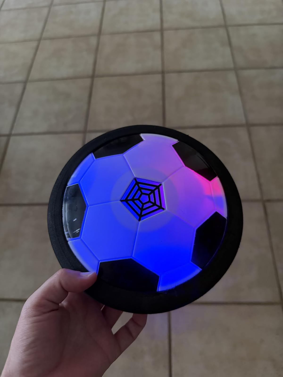 The Glowing Zero Gravity Soccer Ball