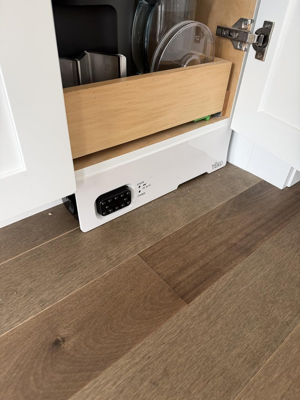 The Stealth Under Cabinet Toe Tap Vacuum