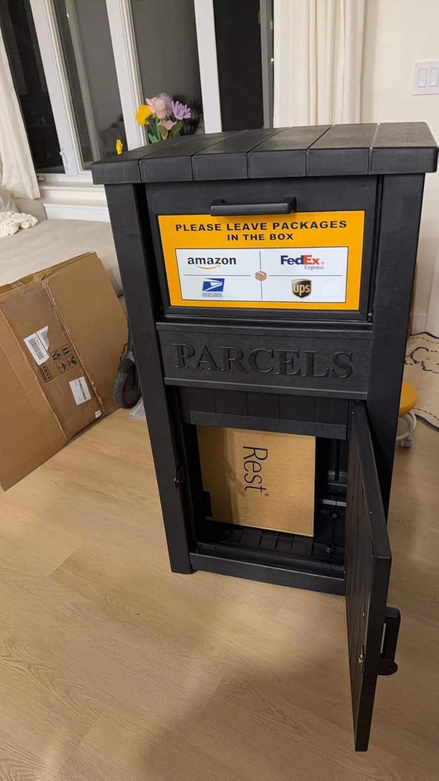 A Weatherproof Sixty Gallon Package Fortress photo 3