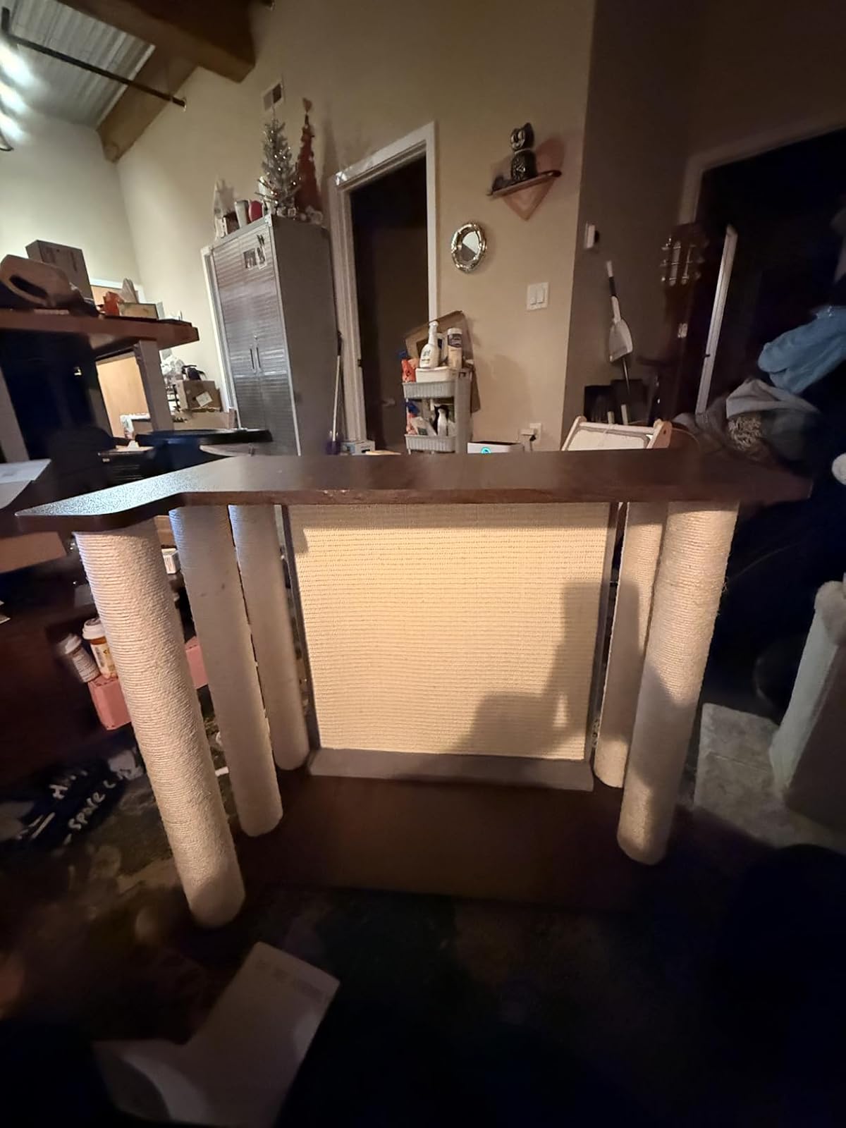 A Cat Scratcher That Doubles As Your End Table photo 4